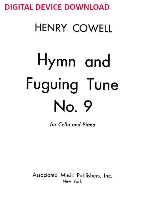 Hymn and Fuguing Tune No. 9 - Digital