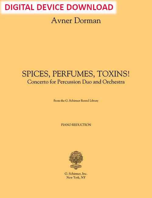 Spices, Perfumes, Toxins! - movement I - piano reduction - Digital