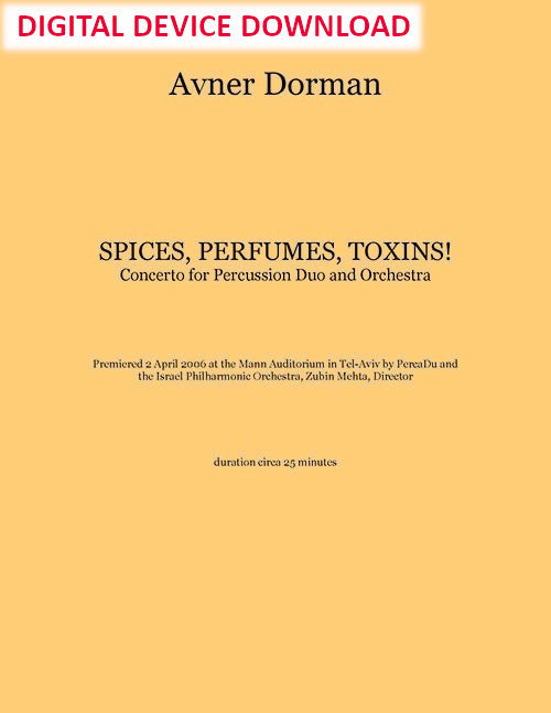 Spices, Perfumes, Toxins! - set of 2 solo parts - Digital