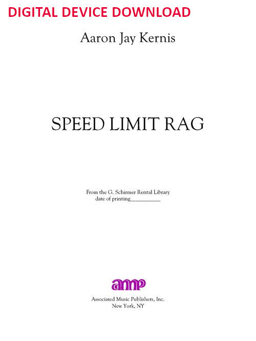 Speed Limit Rag - Digital