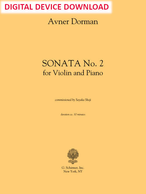 Sonata No. 2 for Violin and Piano - Digital