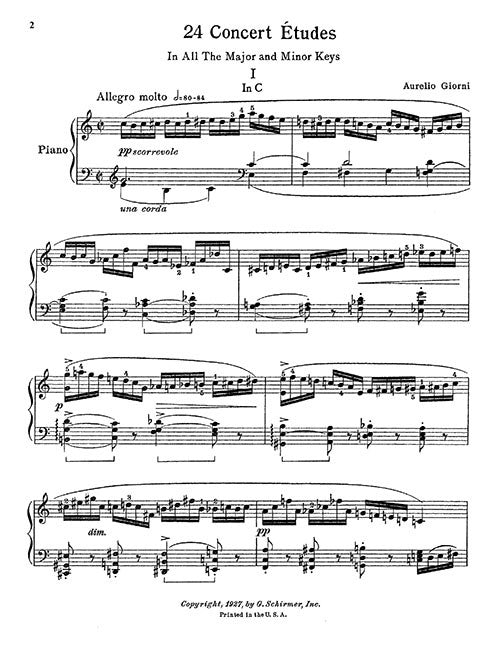 24 Concert Etudes (in all major and minor keys) - Digital