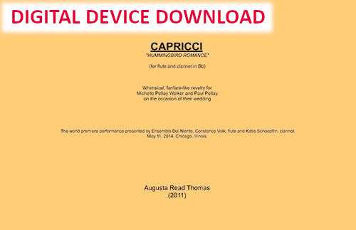 Capricci 'Hummingbird Romance' - Digital