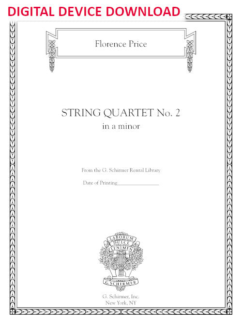 String Quartet No. 2 - Digital