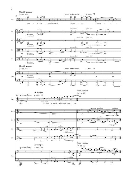 Revelations of Divine Love (for Baritone and Piano Quintet)