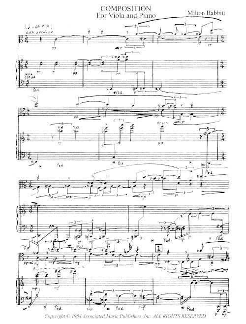 Composition for Viola and Piano