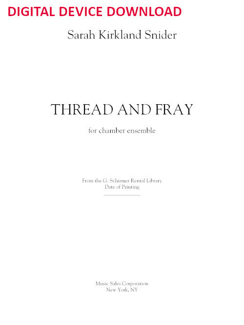 Thread and Fray - Digital (Not Printable)