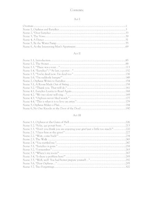 Eurydice vocal score (version with full orchestra) - Digital (Not Printable)