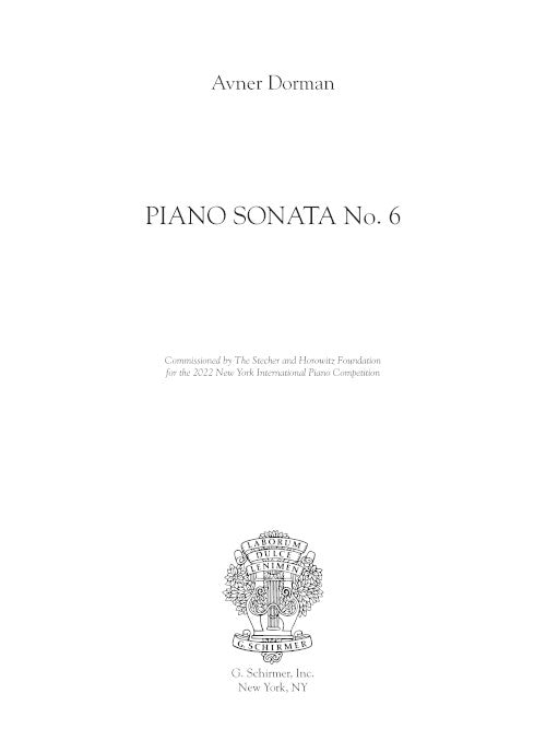 Piano Sonata No. 6