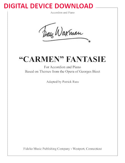 Carmen Fantasie - reduction for accordion and piano - Digital (Not Printable)