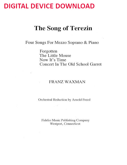 The Song of Terezin - Digital (Not Printable)