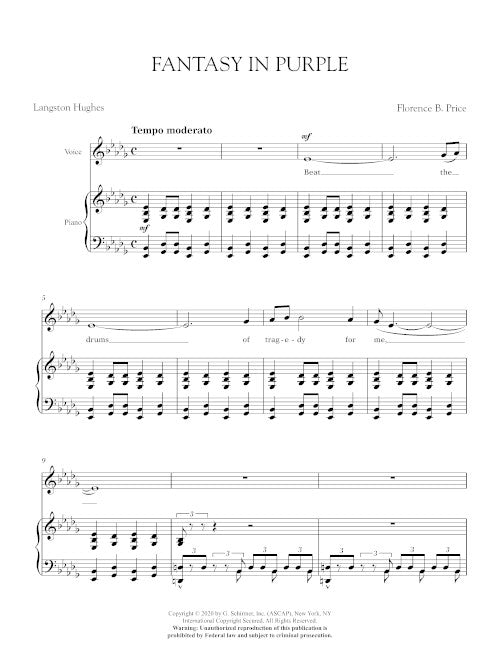 Fantasy in Purple (in E-flat minor) - Digital (Not Printable)