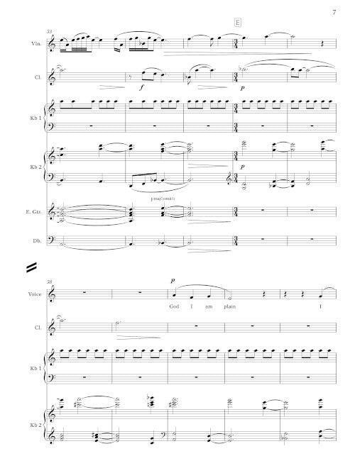 A Song for Mick Kelly for voice and ensemble - Digital (Not Printable)