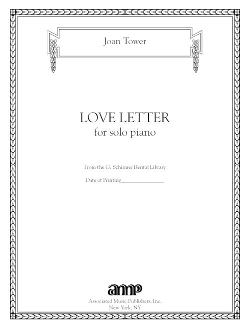 Love Letter (for piano)