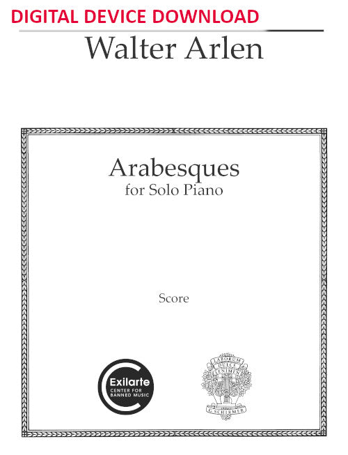 Arabesques for Solo Piano - Digital (Not Printable)