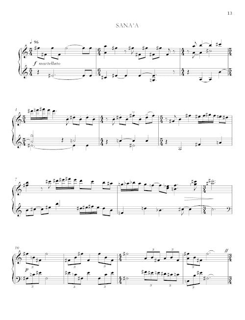 Arabesques for Solo Piano - Digital (Not Printable)