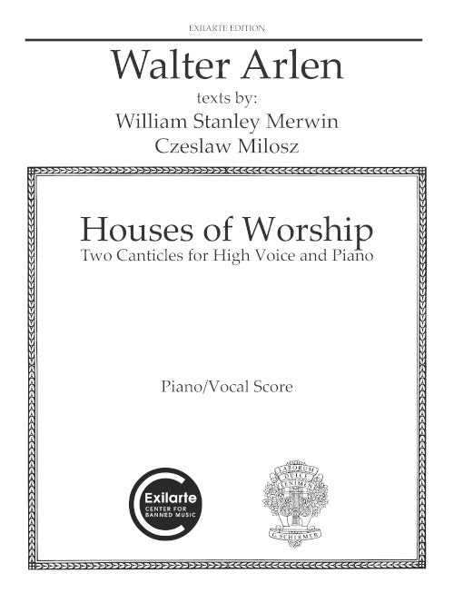 Houses of Worship (Two Canticles for high voice and piano)