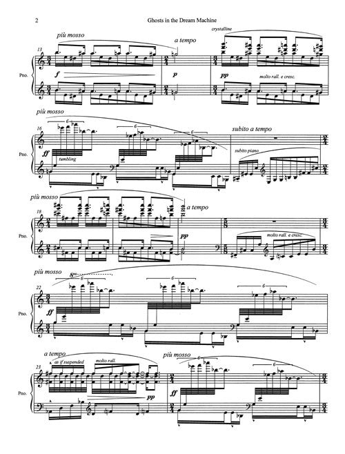 Ghosts in the Dream Machine, Piano Quintet