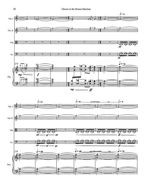 Ghosts in the Dream Machine, Piano Quintet