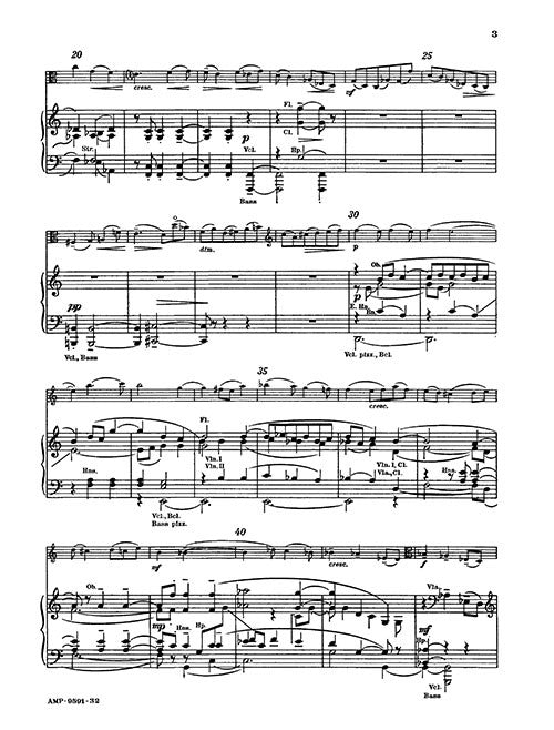 Concerto for Viola - piano reduction