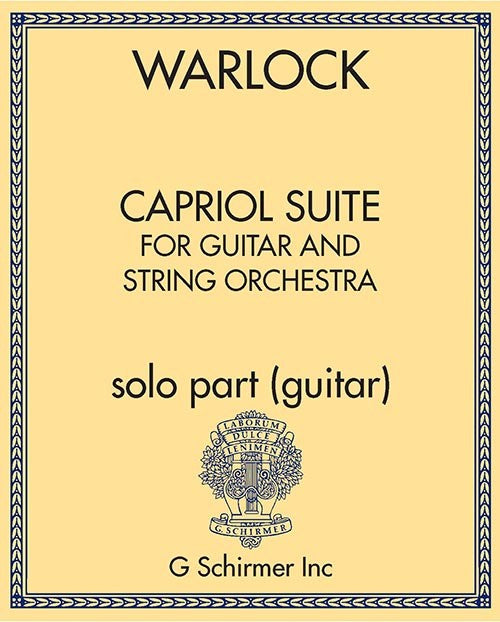 Capriol Suite, for Guitar and String Orchestra (solo part) - Digital