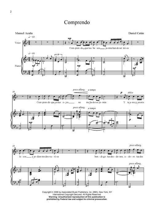 Comprendo - Vocal score