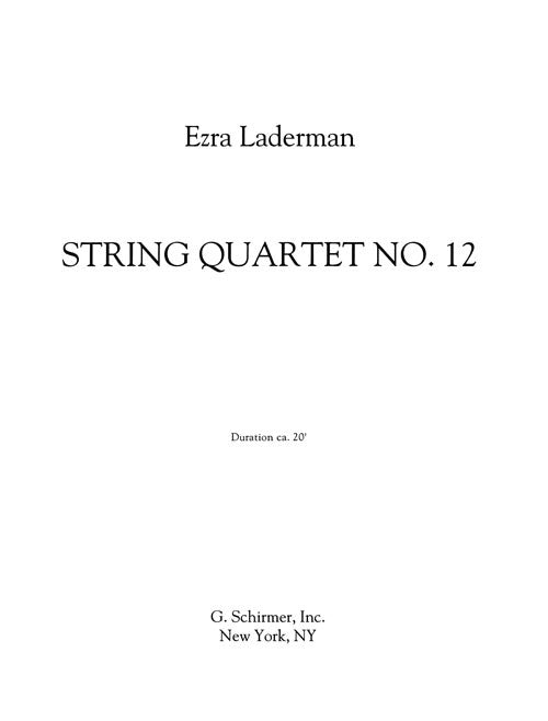 String Quartet No. 12