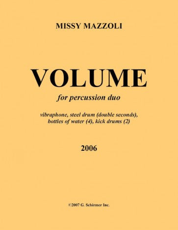 Volume (for steel drum and vibraphone)