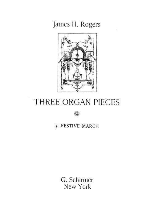 Festive March (from Three Organ Pieces)