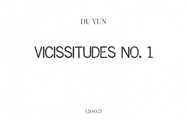 Vicissitudes No. 1 (clarinet version)