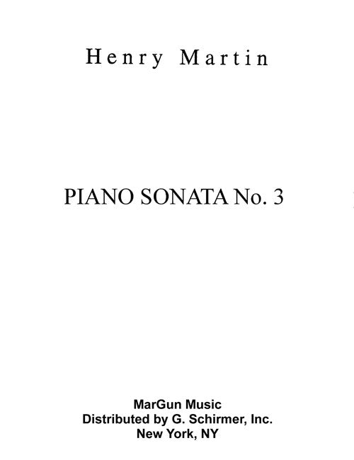 Piano Sonata No. 3