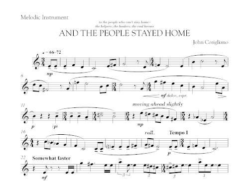 And the People Stayed Home (melodic instrument)